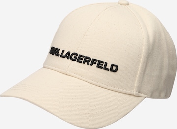 Casquette 'ESSENTIAL' Karl Lagerfeld en beige : devant