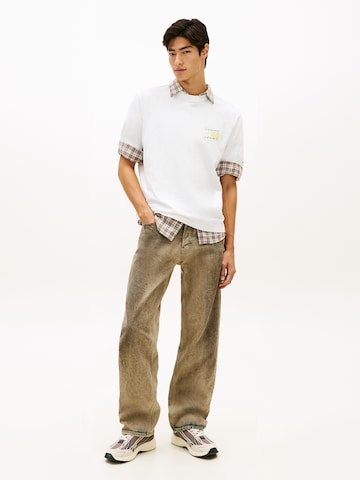 Tricou '90S' de la Tommy Jeans pe alb