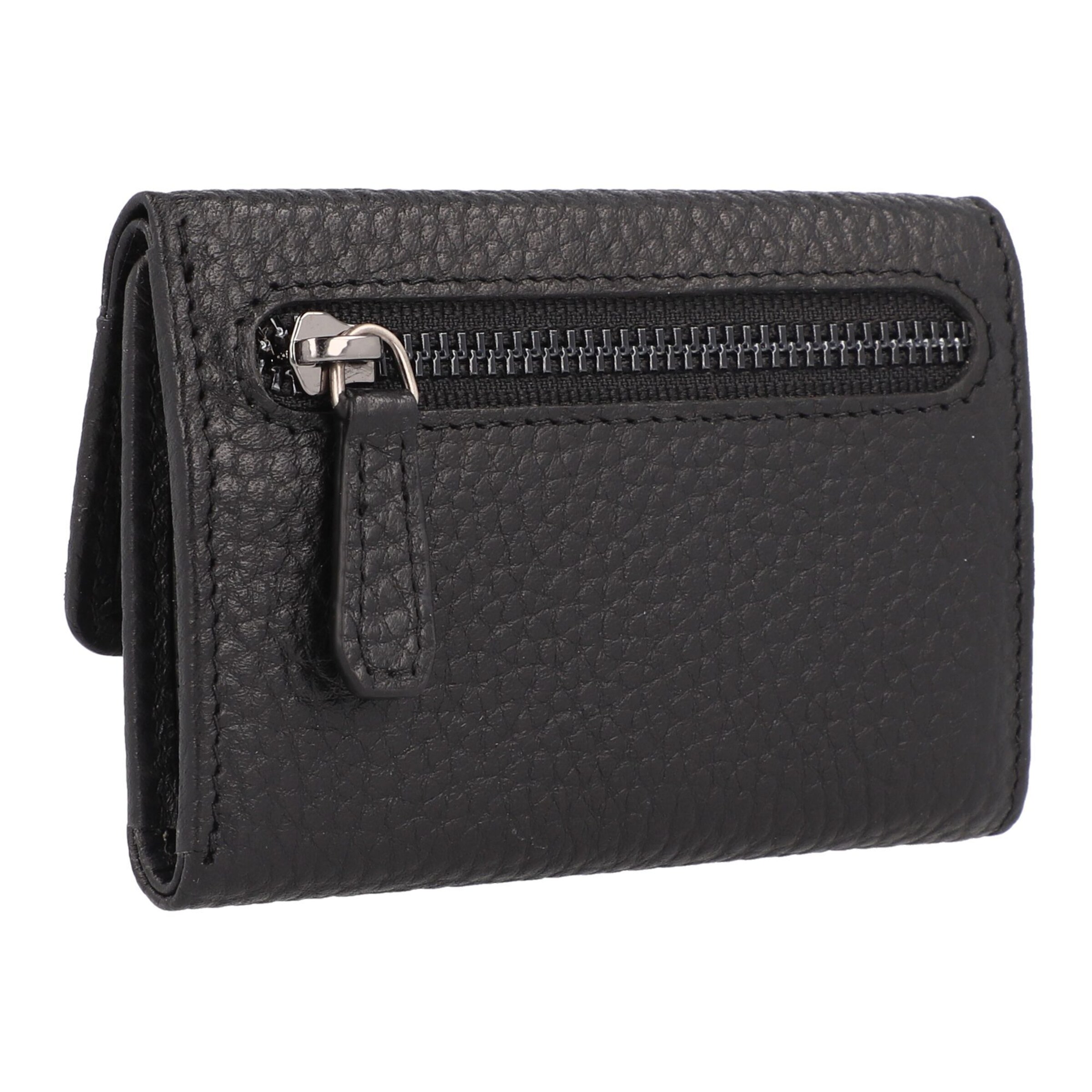 Braun Büffel Wallet 'Theo' in Black