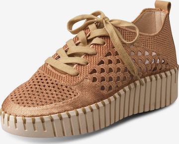 Baskets basses 'Tulip' ILSE JACOBSEN en marron : devant