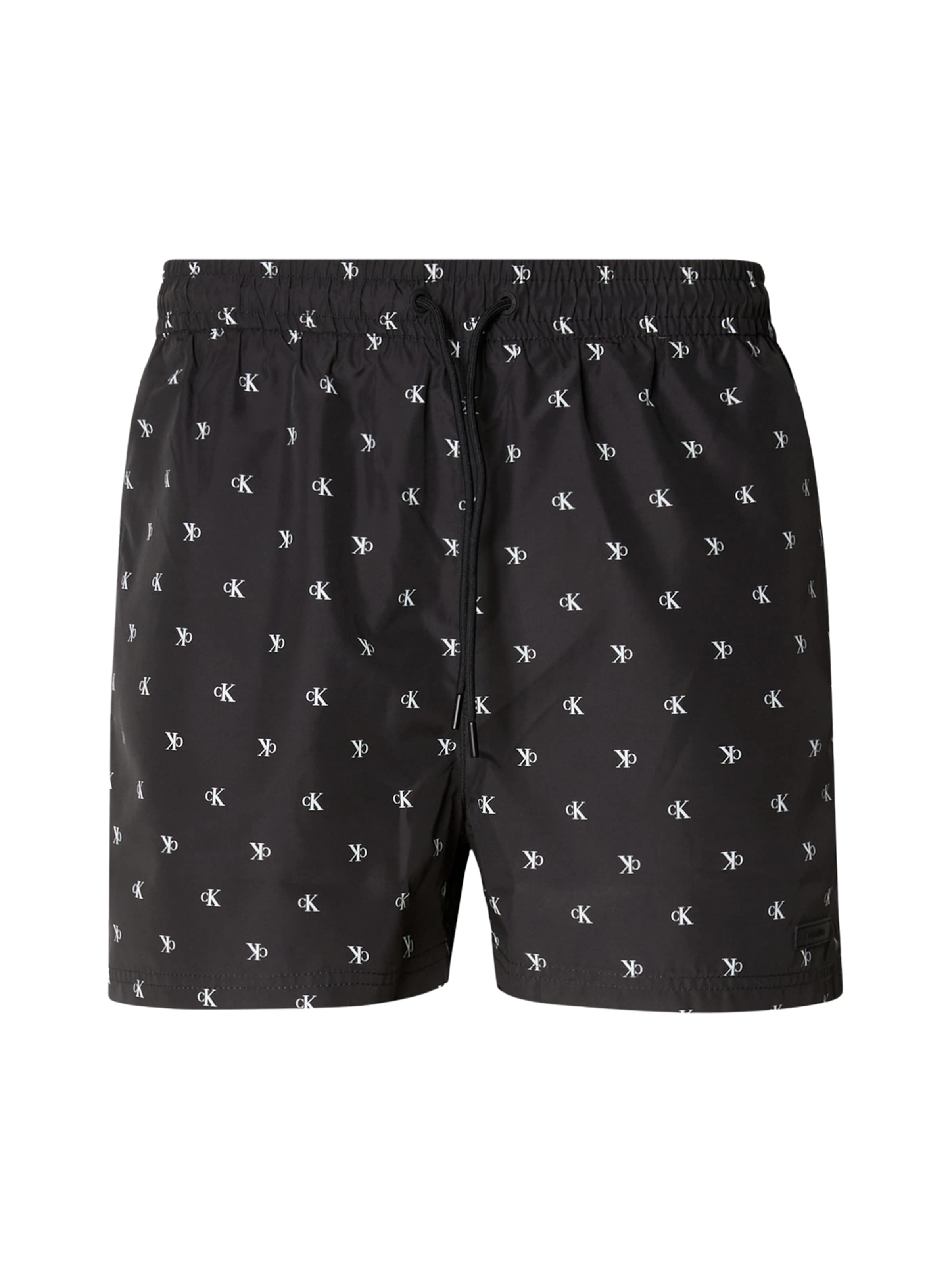 Calvin Klein Swimwear - Bermudas en negro: frente