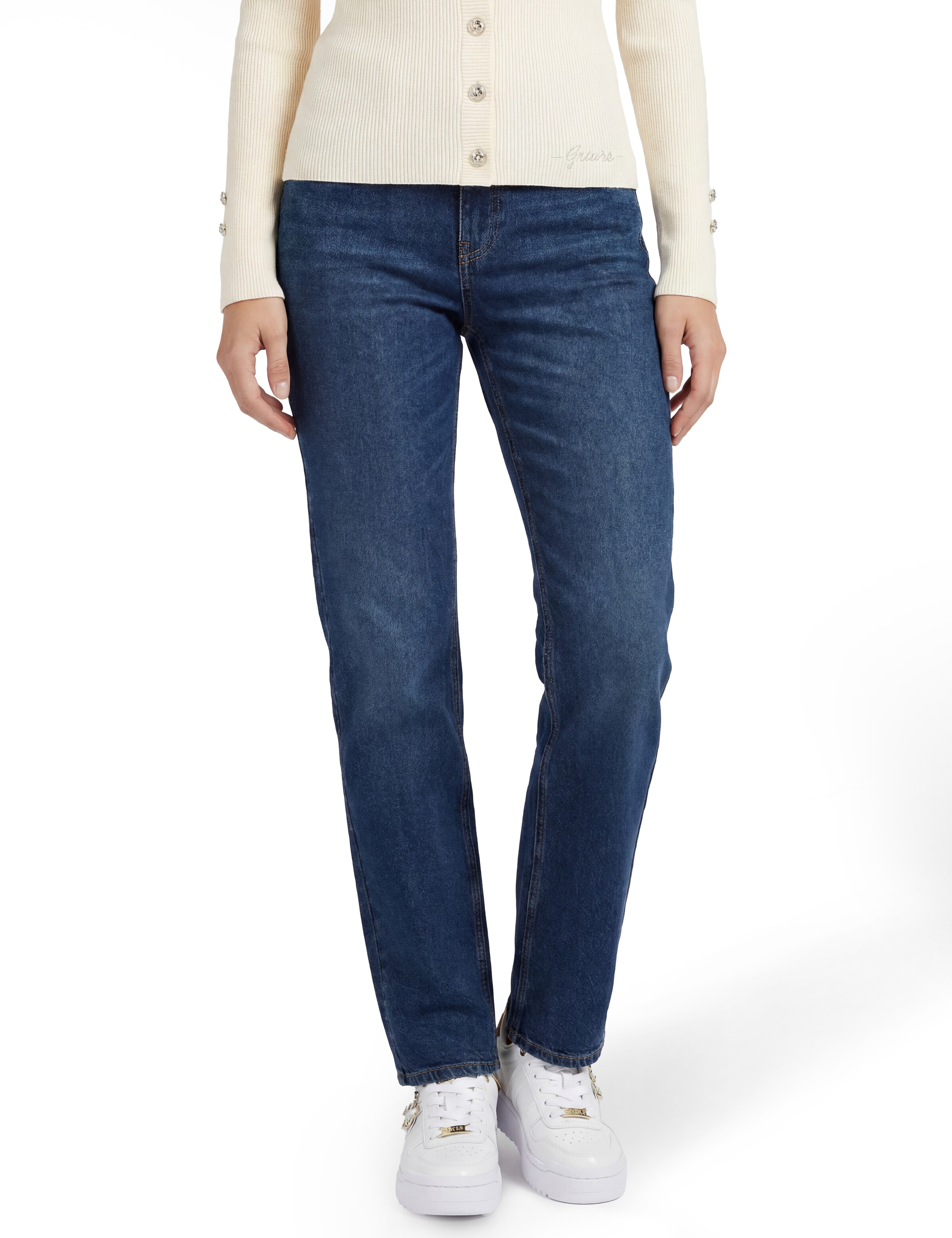 GUESS Regular Jeans in Blue: front