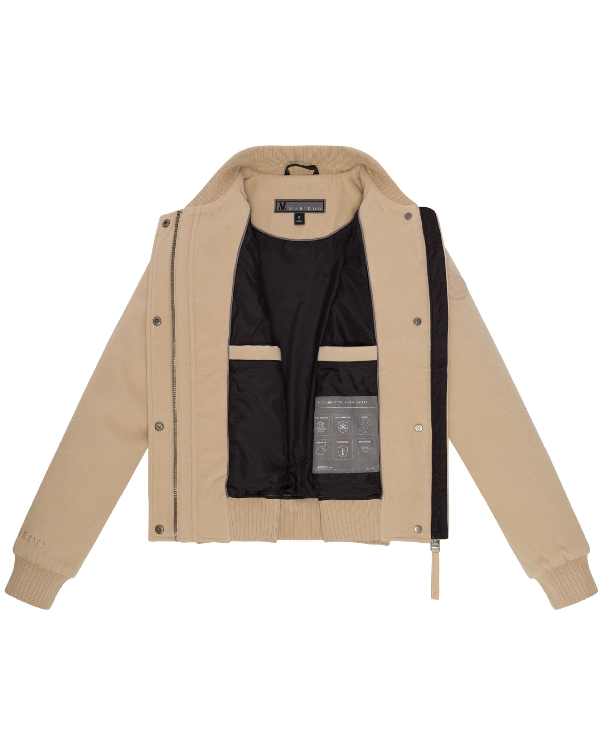 MARIKOO Overgangsjakke 'Zunaa 16' i beige