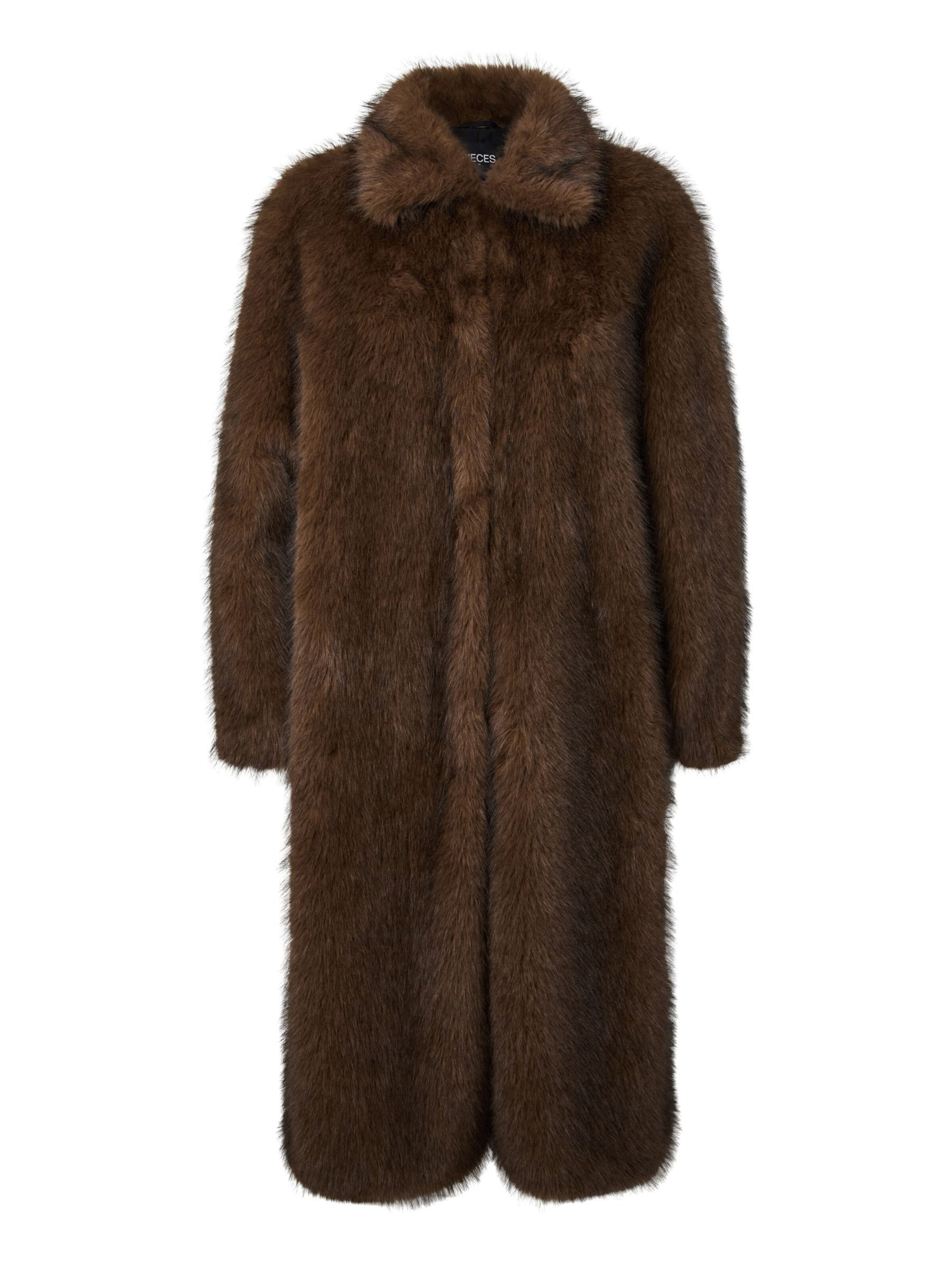 PIECES Manteau d’hiver 'PCJILLA' en L en marron, Vue avec produit