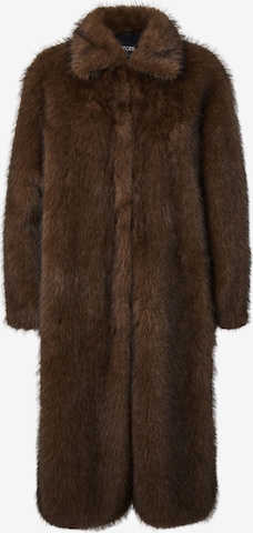 Manteau d’hiver 'PCJILLA' PIECES en marron : devant