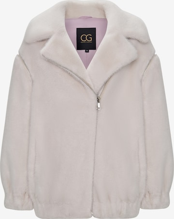 Manteau d’hiver CESARE GASPARI en blanc : devant