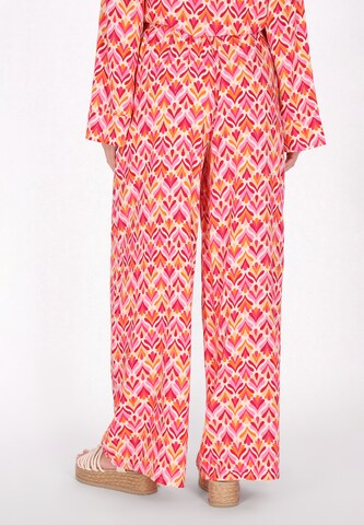 IZIA - Pierna ancha Pantalón 'Spring Summer' en rosa