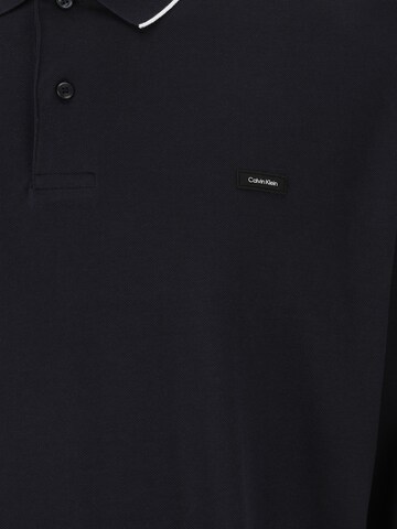 Calvin Klein Big & Tall Poloshirt in Blau