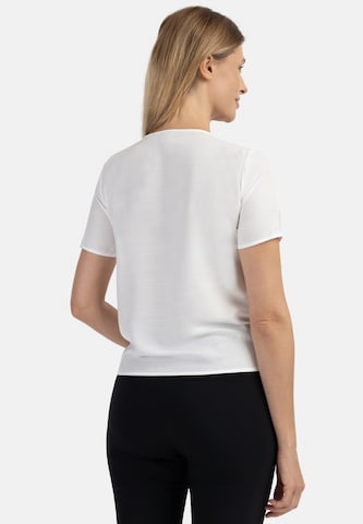 usha WHITE LABEL Blouse in White