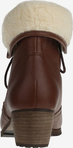 Natural Feet Lace-Up Ankle Boots 'Ista' in Brown