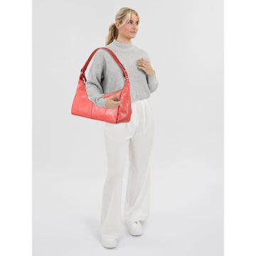 Burkely Schultertasche  'Nalan' in Rot: Vorderseite