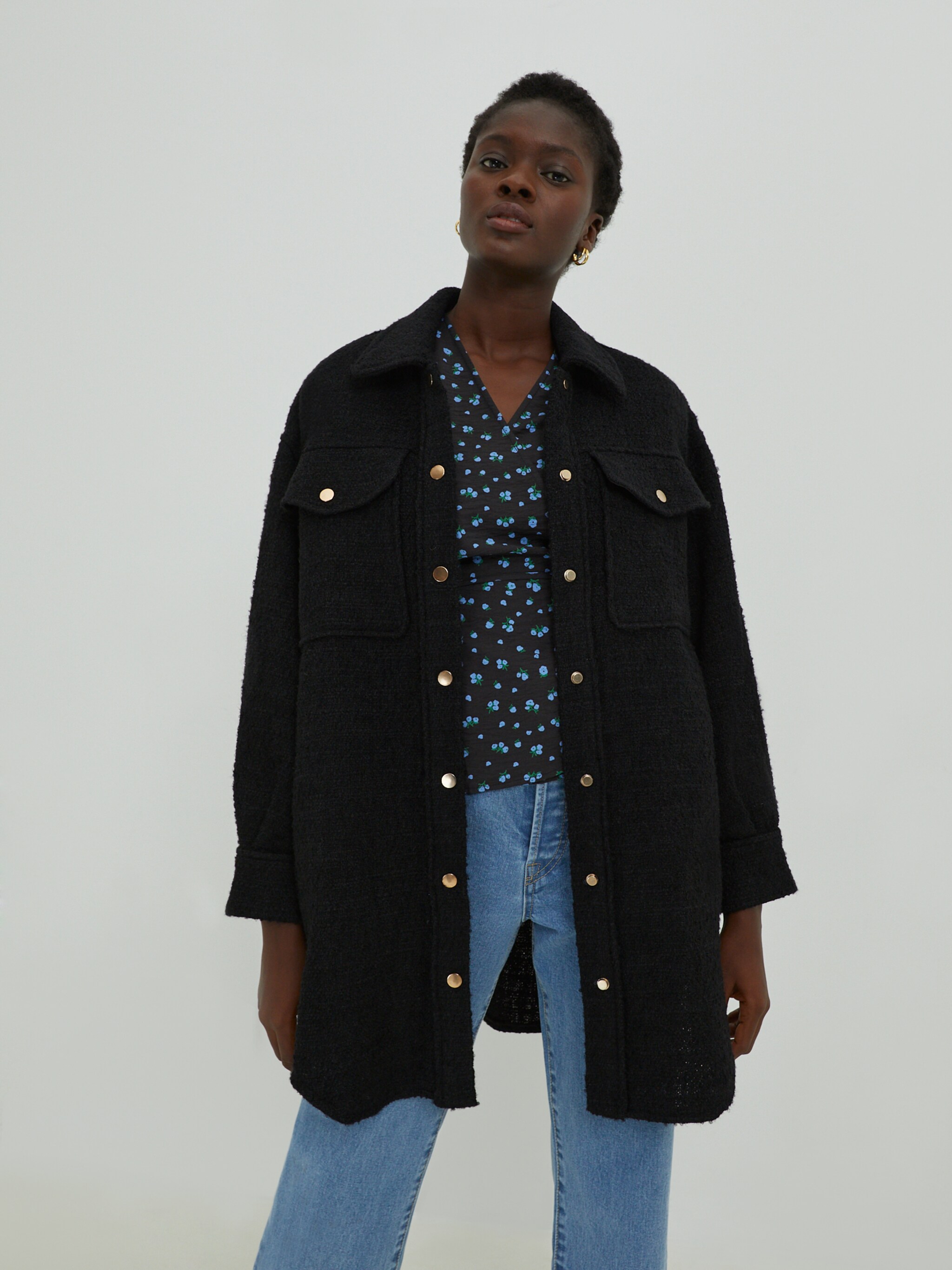 EDITED Produits Veste mi-saison 'Georgia' noir