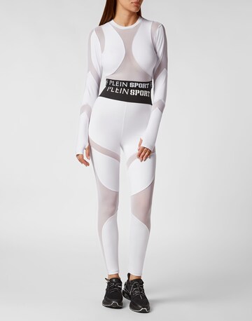 Plein Sport - Camiseta funcional en blanco