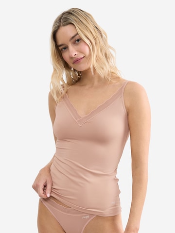 Haut ' Blue GO Blush ' SLOGGI en beige : devant