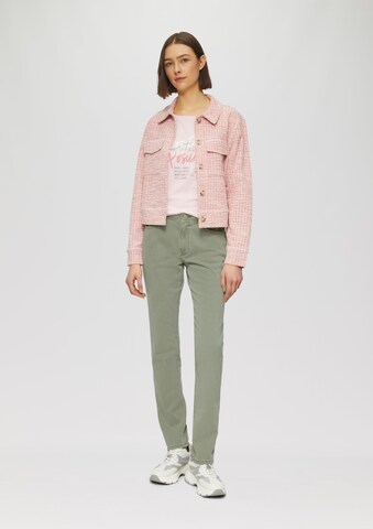 Coupe slim Jean 'Betsy' s.Oliver en vert