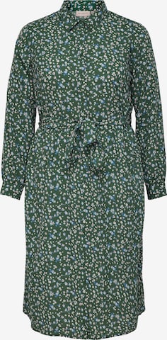 ONLY Carmakoma Shirt Dress 'Ferni' in Green: front