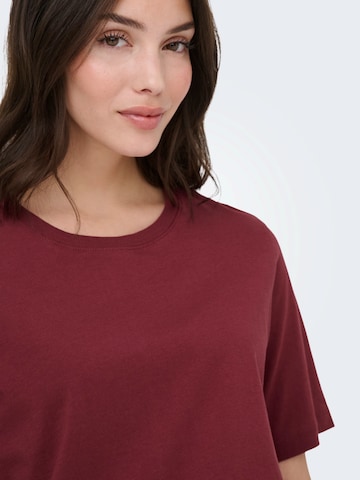 JDY Футболка 'JDYREX' в Красный