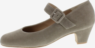 XAVER LUIS Schuhmanufaktur Pumps 'BETTINA - Spangenpumps mit Leder-Schließe' in 36 in rauchgrau, Produktansicht