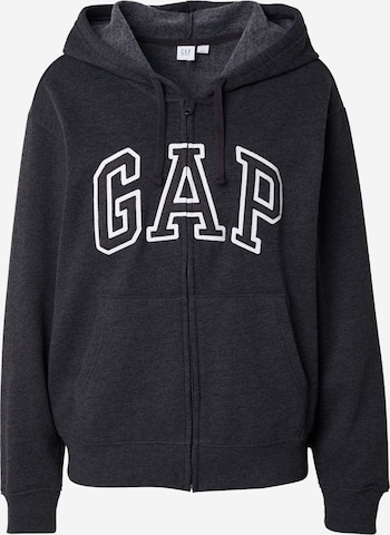 Hanorac 'HERITAGE' de la GAP pe gri: față