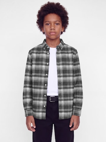 Jack & Jones Junior Regular fit Overhemd in Grijs: voorkant
