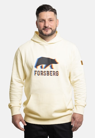 FORSBERG Sweatshirt in Beige: front