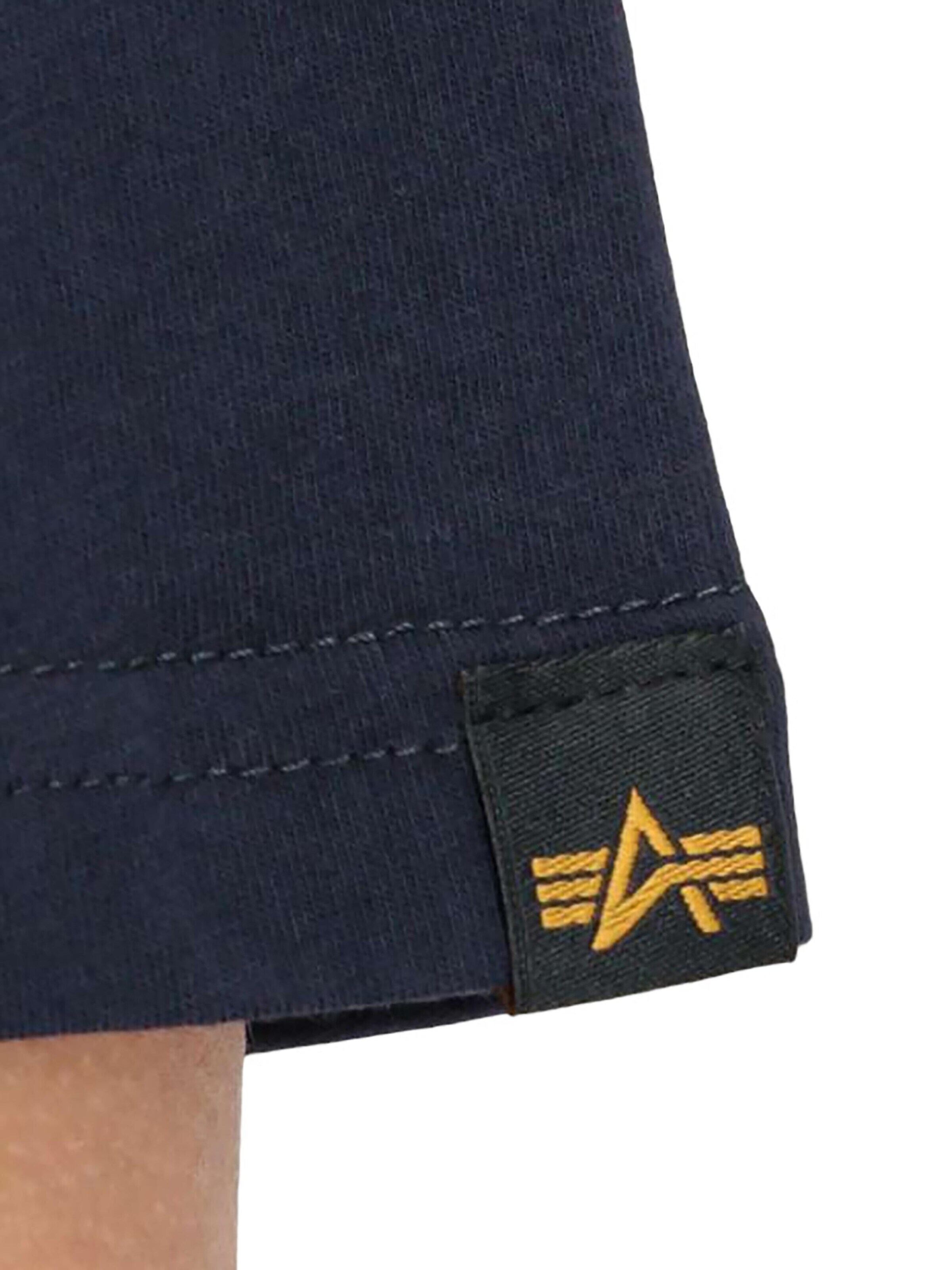 ALPHA INDUSTRIES Shirt 'Alpha Label'‌ in Blau