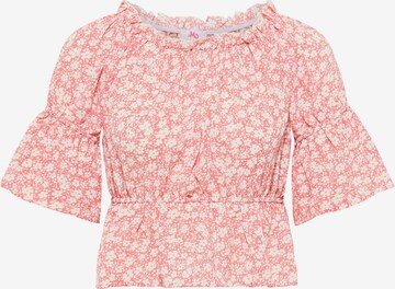 MYMO Blouse in Roze: voorkant