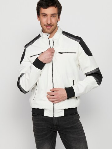 KOROSHI Between-season jacket in White