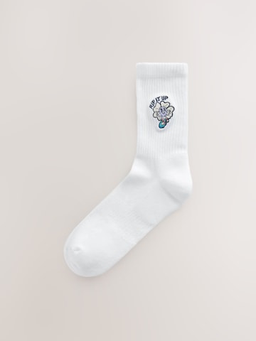 Next Socks in White