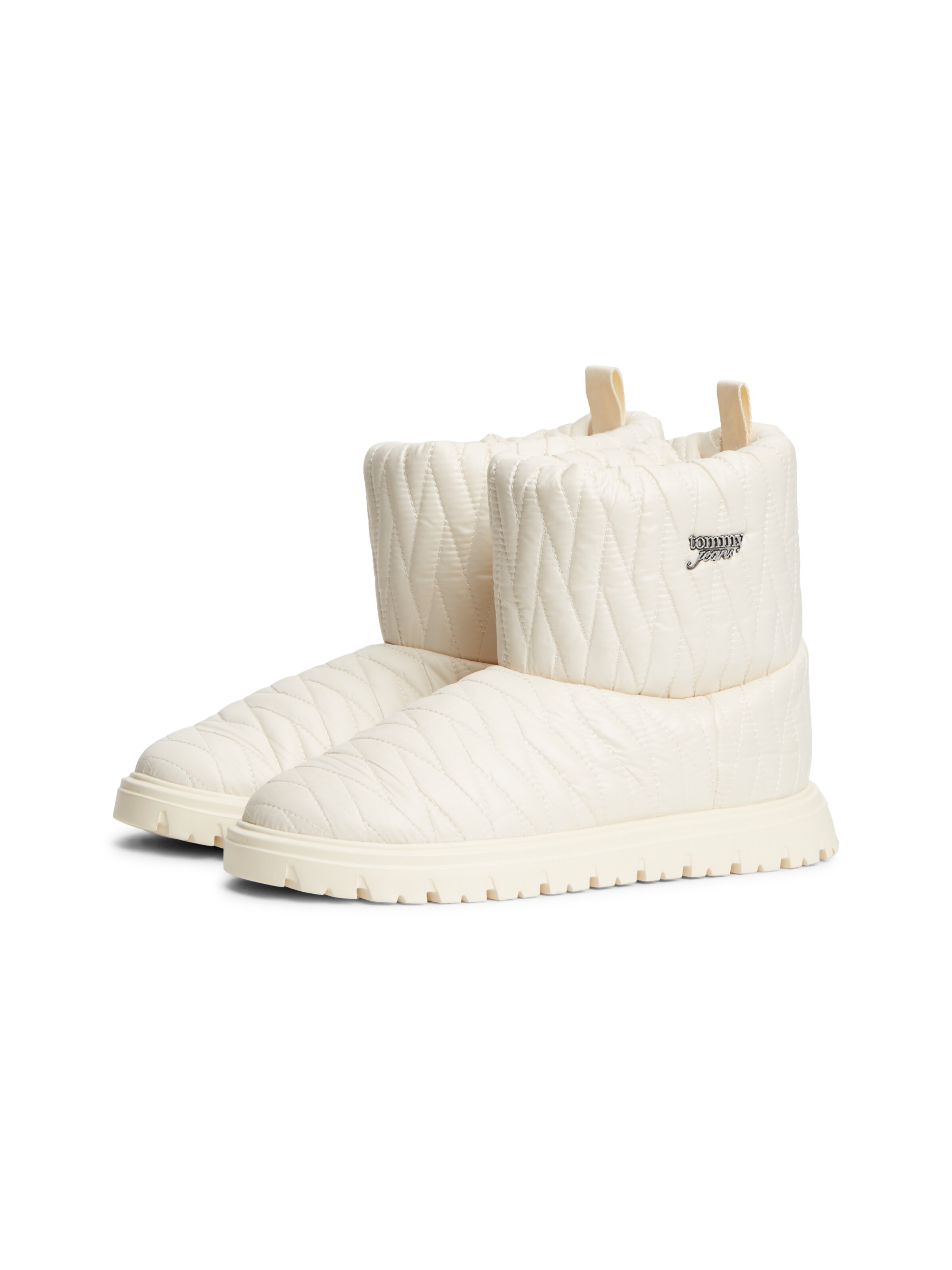 Bocanci de zăpadă de la Tommy Jeans pe bej