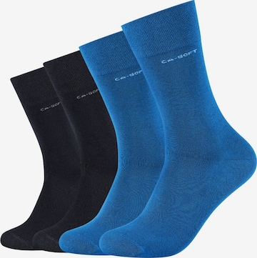 camano Sokken in Blauw: voorkant