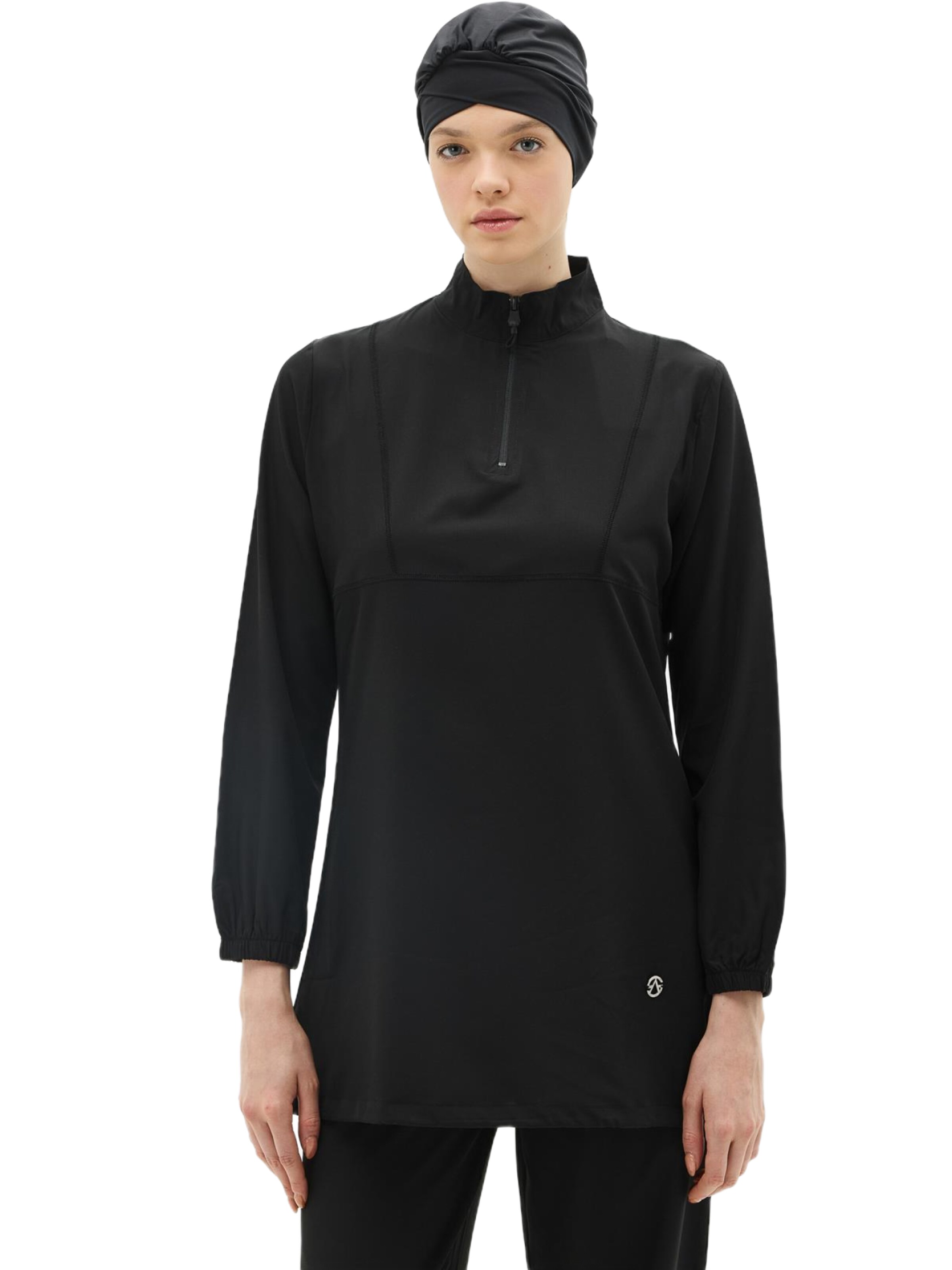 C&City Badeanzug in Schwarz: Vorderseite