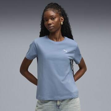 PUMA Shirt 'Wardrobe Essentials Comfort' in Blauw: voorkant