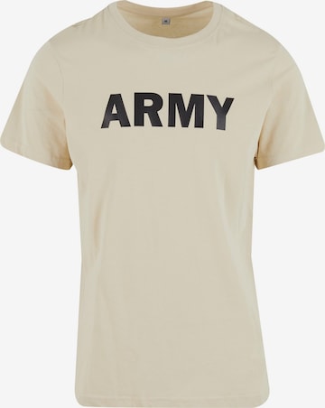 Brandit Shirt 'Army' in Beige: front