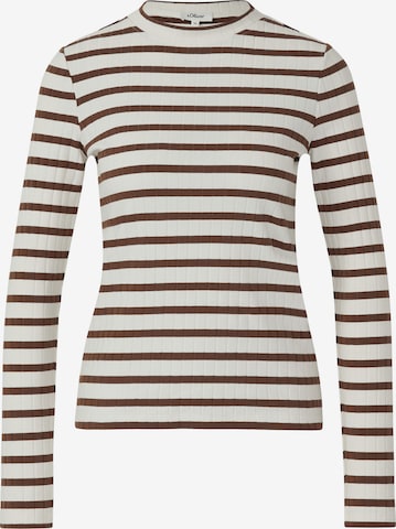 s.Oliver Shirt in Brown: front