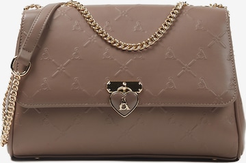 Borsa a spalla 'Janice' di L'Atelier Du Sac in beige: frontale