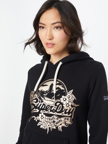 Sweat-shirt Superdry en noir