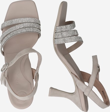 Paul Green Strap Sandals in Grey