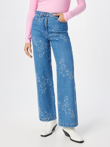 Stella Nova Wide leg Jeans 'Cate' in Blauw: voorkant