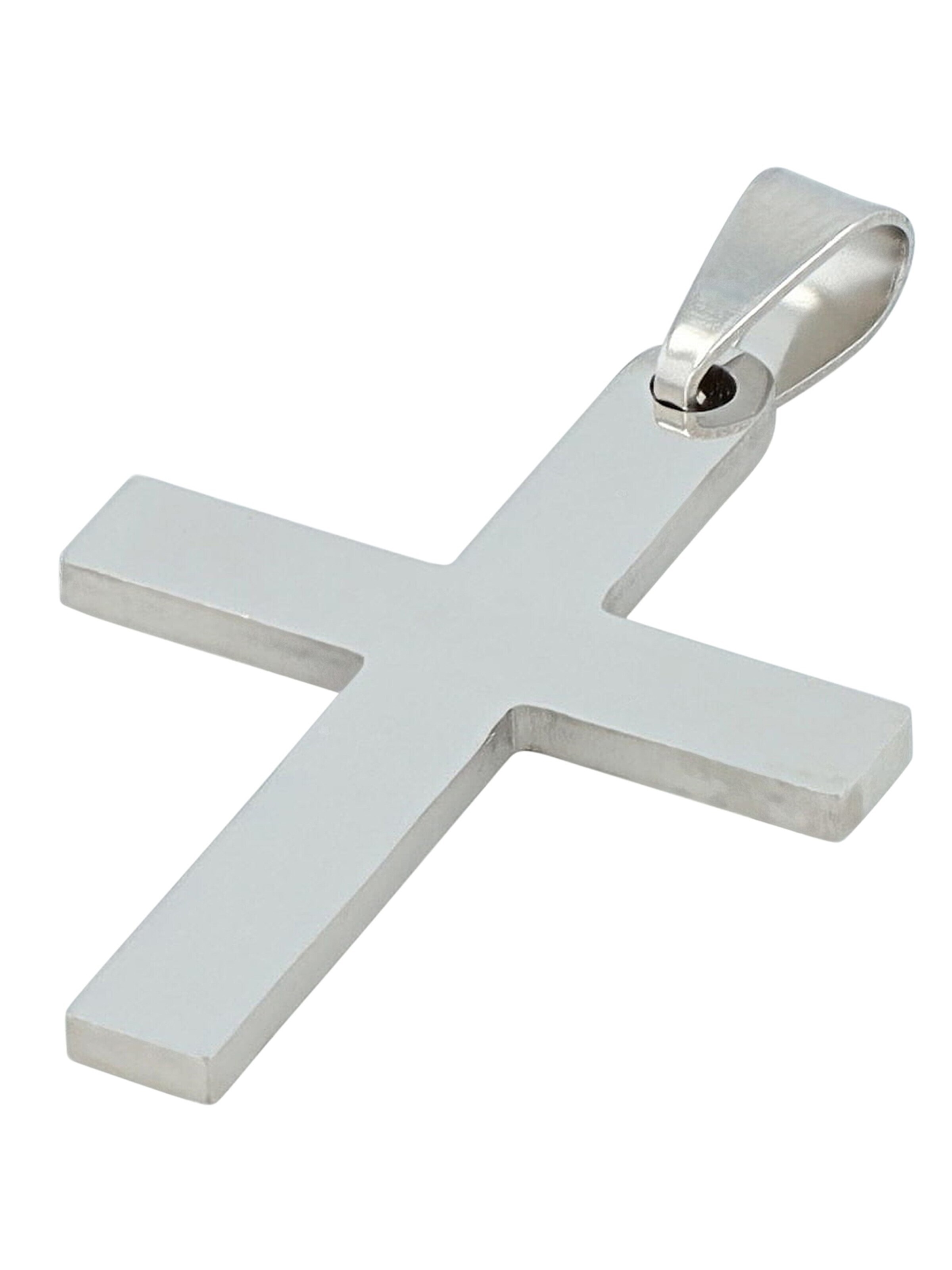 Akzent Pendant '"Proko" Silber 925 ohne Kette - Modern - Kreuz' in Silver