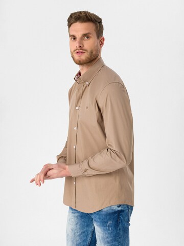 Regular fit Camicia di Dandalo in beige