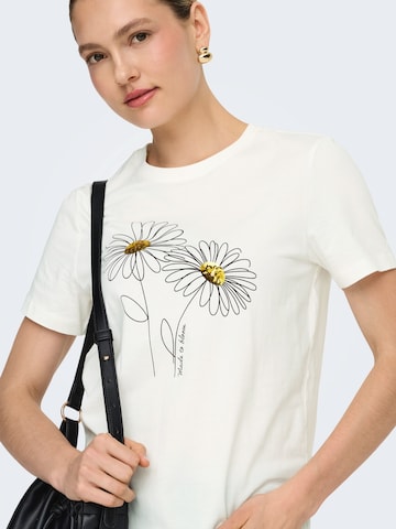 ONLY Tričko 'ONLKITA' - Biela