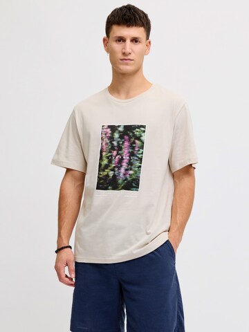 JJ Rebel Majica 'JREBOSCAR' | bež barva: sprednja stran