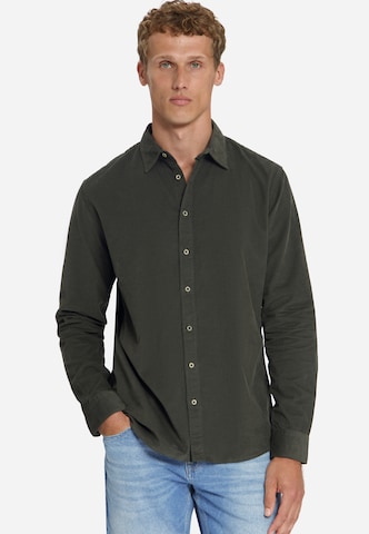 No Excess Regular fit Overhemd in Groen