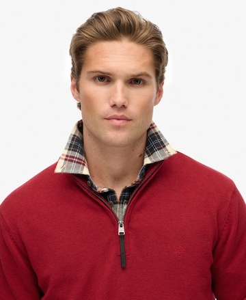 Pull-over 'Essentials' Superdry en rouge