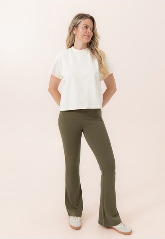 OH APRIL Bootcut Legginsy 'Tia' w kolorze zielony