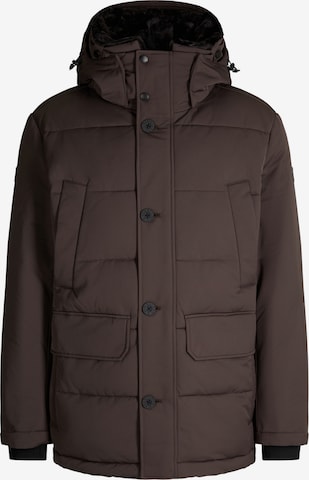 STRELLSON Winter jacket 'Plaza 2.0' in Brown: front