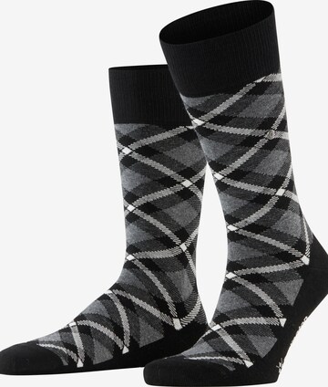 BURLINGTON Socks 'Tartan' in Black: front