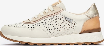 PIKOLINOS Niske tenisice 'Arrecife' u boja slonovače / narančasto žuta / zlatna, Pregled proizvoda