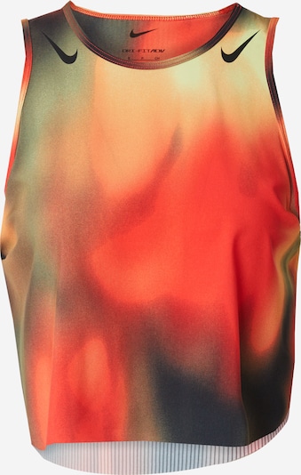 Sportiniai marškinėliai be rankovių 'ARSWT' iš NIKE, spalva – šviesiai geltona / alyvuogių spalva / ugnies raudona / juoda, Prekių apžvalga